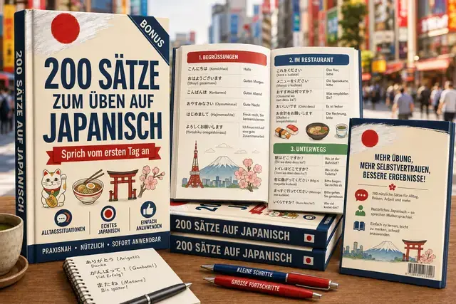 200 Sätze zum Üben auf Japanisch