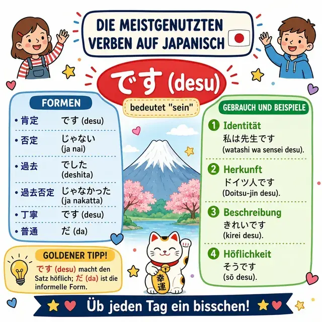 Mindmap: Verb です DESU