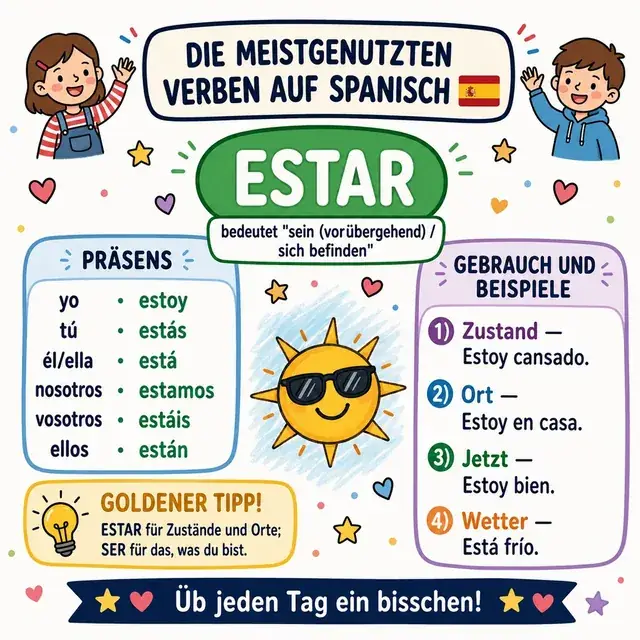 Mindmap: Verb ESTAR